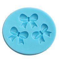 "Silicone 3D Bowknot Fondant Mold Cake Decoration DIY Mold Mould" shopping