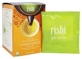 Rishi Tea Organic Herbal Tea Caffeine-Free Chamomile Medley -- 15 Tea Bags N4