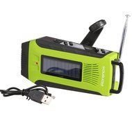 [Upgraded] iRonsnow IS-092 [2000mAh Power Bank+1W flashlight] Weather radio Solar Hand Crank AM/FM/WB NOAA Radio... N5