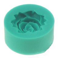 DKX Silicone 3D DIY Rose Flower Fondant Cake Chocolate Sugarcraft Mold Cutter Tools-Color Randomization