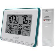 Wireless Weather Station w/ Batteries - Time Temp &amp; Humidity Indoor Outdoor N2