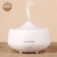 250ml Aromatherapy Essential Oil Diffuser, Wood Grain Ultrasonic Cool Mist Air Humidifier (dark wood grain) N8