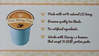 Honey Infused Peppermint Single Serve Herbal Tea for Keurig K-Cup Brewers (Box of 24)