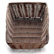Tablecraft (1472) 9" Rectangular Brown Handmade Basket [Set of 12]