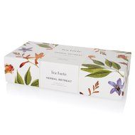 Tea Fort&eacute; HERBAL RETREAT Petite Presentation Box with 10 Handcrafted Pyramid Tea Infusers - Relaxing Herbal Tea