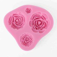 4 pcs Silicone Cake Decoration Fondant Bakeware Mould Mold Birthday Party Baby and Cartoon Themed [version:x7.8... N5