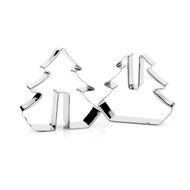 Biowow 8pcs Christmas Cake Mold Stainless Steel Cookie Cutter Mould Icing Mold DIY Baking Tools N3