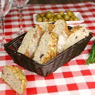 Tablecraft (1472) 9" Rectangular Brown Handmade Basket [Set of 12] N2