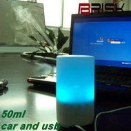 50ml Mini Car/USB LED Series Aroma Diffuser Potable Essential Oil Air Humidifier FD05 by Purple-Violet