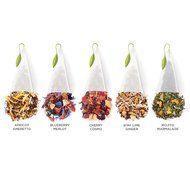 Tea Fort&eacute; HERBAL RETREAT Petite Presentation Box with 10 Handcrafted Pyramid Tea Infusers - Relaxing Herbal Tea N3
