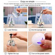 USB humidifier, Jaragar Portable Bulb Design Humidifier 400ml Capacity Lamp Air Humidifier 7 Colorful LED Night... N3