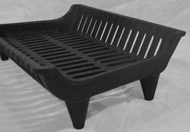 Fireplace Hearth Grate Grill - 18" Cast Iron ECONOMY N3