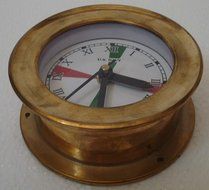 6 pcs U.S. Navy BRASS Marine WALL Clock - Little One- 100% SATISFACTION - Marine / Nautical / Boat / Maritime N7