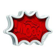 Tovolo Comic Book Burst Cookie Cutter &amp; 6 Design Stamps Set Super Hero Baking Needs N2