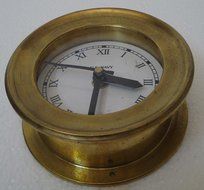 6 pcs U.S. Navy BRASS Marine WALL Clock - Little One- 100% SATISFACTION - Marine / Nautical / Boat / Maritime N8