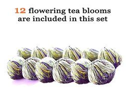 Teapot Set Flowering Tea Glass Teapot Gift Set Harmony 42 Oz / 1242 Ml with Stainless Steel Tea Warmer Alex Tea... N22
