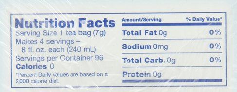 Tetley Naturally Decaffeinated Iced Tea Blend, Family Size, 24-Count Round Tea Bags (Pack of 6) N5