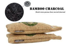 Natural Bamboo Charcoal Bag, Shoe Deodorizer, Car Deodorizer, Air Purifying Bag, Odor Eliminator 75g*2