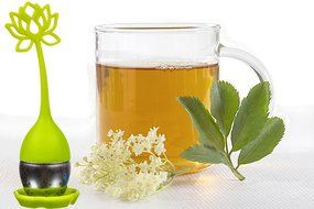 Lotus Flower Loose Leaf long-handled Tea Infuser - Genuine Best Tea Scoop Strainer for Herbal, Weight-Loss, Detox... N4