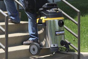 WORKSHOP Wet/Dry Vacs WS1600SS Stainless Steel 6.5-Peak Wet Dry Vacuum Cleaner, 16 Gallon N3