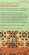 Taja Tea Saffron and Mango Detox Green Tea, 20 Bags