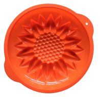 1 X 9" Sunflower Bread Pie Flan Tart Birthday Party Cake Silicone Mold Pan Bakeware N2