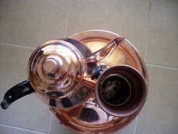 Copper Samovar: Kettle &amp; Pot Free Energy Water Heater N2