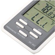 SODIAL(R) LCD Digital Thermometer Hygrometer Temperature Humidity Meter Clock Indoor and Outdoor Use with Wired... N3
