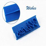 Generic 6PCS DIY Decorating Fondant Cutter Sugarcraft Mould Happy Birthday Cake Mold Letter