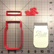 Mason Jar 102 Cookie Cutter Set (3 inches) N2