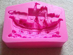 Design 187 The Noah's Ark 3D Silicone Fondant Mold, Cake Decoration Tool, Food Grade Material N3