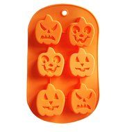 Yunko Halloween Pumpkin Silicone Baking Mold Cake Pan Cookie Pan Pudding Mold Jelly Mold