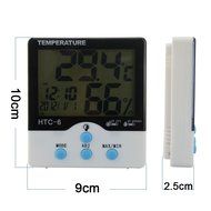 Intsun Wireless Luminous Large LCD Display Screen Indoor Thermometer Humidity Meter Hygrometer with Min/ Max Value... N6