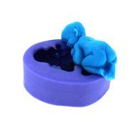 4 pcs Silicone Cake Decoration Fondant Bakeware Mould Mold Birthday Party Baby and Cartoon Themed [version:x7.8... N12