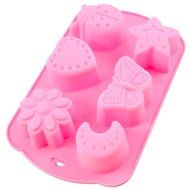 Dealglad 6 Cavity Insects Butterfly Moon Star Shaped 3D Silicone Cake Fondant Chocolate Ice Cube Soap Decorating...