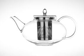 Teapot Set Flowering Tea Glass Teapot Gift Set Harmony 42 Oz / 1242 Ml with Stainless Steel Tea Warmer Alex Tea... N31