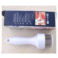 New Professional Meat Tenderizer with Stainless Steel Needle Prongs Kitchen Tool (Black) N8