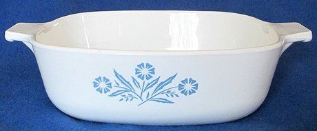 Corning Ware P-1-B Blue Cornflower 1 Qt Casserole - No Lid N2