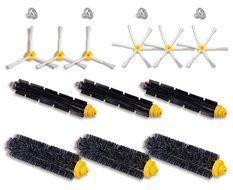 Hongfa Irobot Roomba Brush Kit 6-armed Side Brush, Flexible Beater Brush and Bristle Brush for Irobot Roomba 700... N4