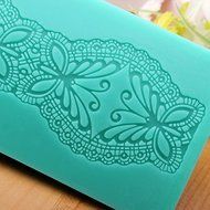 "Butterfly Lace Decorative Molds Fondant Silicone Cake Mould" shopping N3