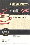 Bigelow Vanilla Chai Tea Keurig K-Cups, 18 Count N4