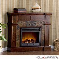 Holly &amp; Martin Cypress Electric Fireplace, ESPRESSO N2