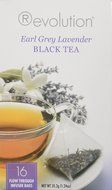 Revolution Tea Earl Grey Lavender Black Tea, 16 Count