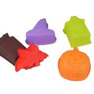 Mochiglory Non Stick Silicone Halloween Cake Budding Dessert Bread Irregular Baking Mold N3