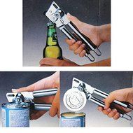 ASDOMO Multifunctional Heavy Duty Stainless Steel Can Bottle Jar Lid Opener Manual Kitchen Tool 1 PCS N2