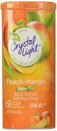 Crystal Light Green Tea Peach Mango Drink Mix (Makes 10-Quarts), 1.85 Ounce Canisters (Pack of 12)
