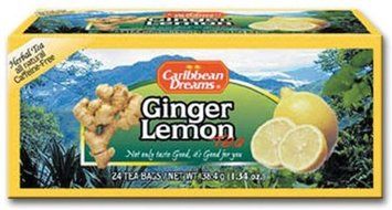 Caribbean Dreams Ginger Lemon Tea, 24 tea bags