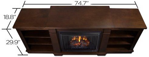 Real Flame Hawthorne Electric Fireplace - Dark Espresso N3