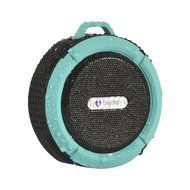Qadira C-6 Portable Outdoor and Shower Bluetooth Speaker with Mic/Suction Cup/5W Audio Driver/Built-in Battery-Blue