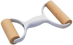 Eppicotispai Double Beechwood Pasta Roller with Aluminium Handle